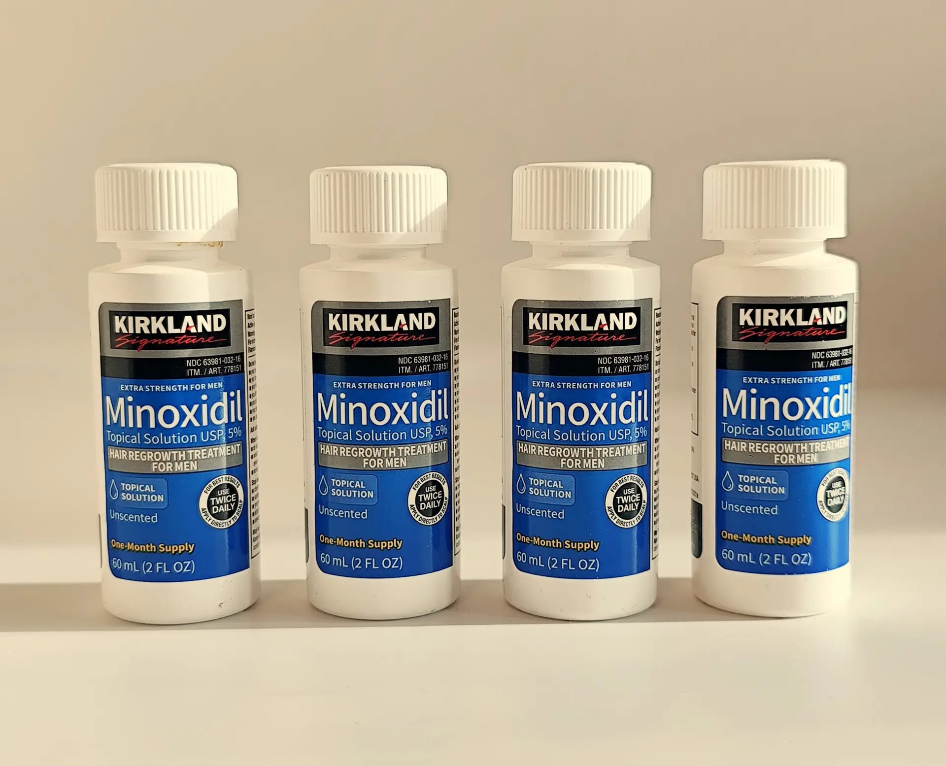 Kirkland Minoxidil 5% Solution - 4 months